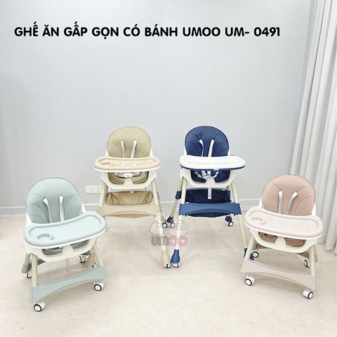 UMOO ghế ăn dặm gấp gọn UM0491