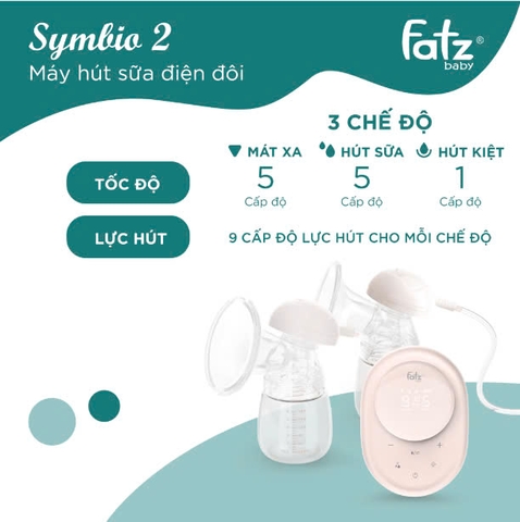 FATZ MÁY HÚT SỮA ĐIỆN ĐÔI SYMBIO 2