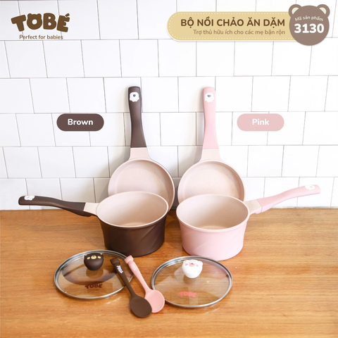 TOBE bộ nồi chảo ăn dặm