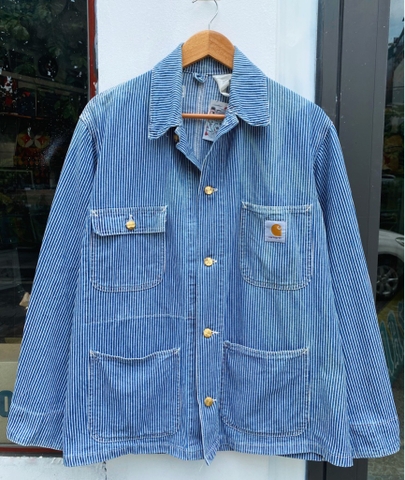 CARHARTT WORKWEAR DENIM STRIPED JACKET