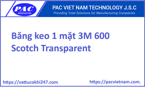 Băng keo 1 mặt 3M 600 Scotch Transparent