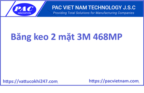 Băng keo 2 mặt 3M 468MP