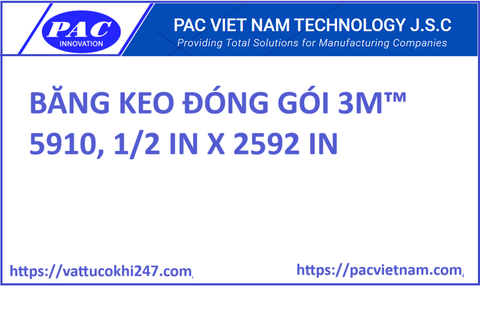 BĂNG KEO ĐÓNG GÓI 3M™ 5910, 1/2 IN X 2592 IN