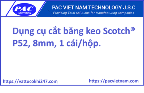 Dụng cụ cắt băng keo Scotch® P52, 8mm, 1 cái/hộp.