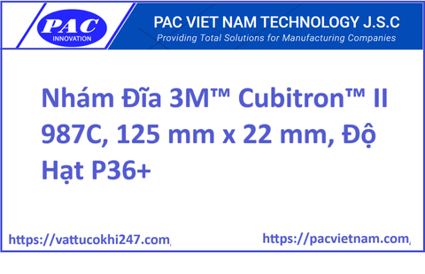 Nhám Đĩa 3M™ Cubitron™ II 987C, 125 mm x 22 mm, Độ Hạt P36+