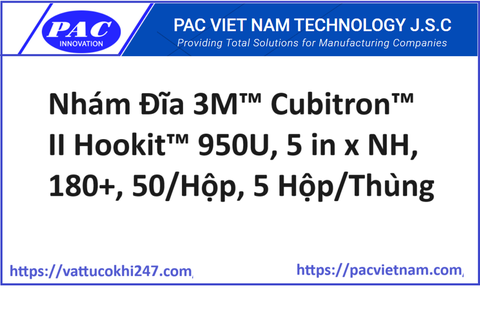 Nhám Đĩa 3M™ Cubitron™ II Hookit™ 950U, 5 in x NH, 180+, 50/Hộp, 5 Hộp/Thùng