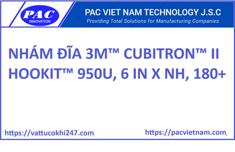 NHÁM ĐĨA 3M™ CUBITRON™ II HOOKIT™ 950U, 6 IN X NH, 180+