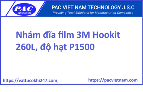 Nhám đĩa film 3M Hookit 260L, độ hạt P1500