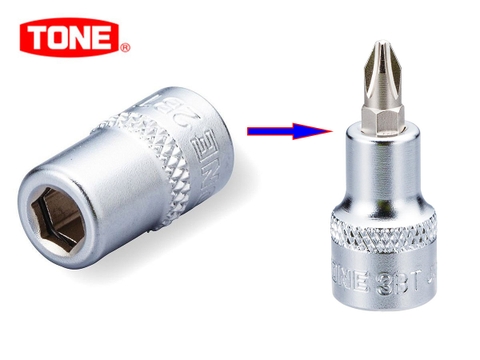 2BT Tone - Đầu chuyển từ tuýp 1/4 sang đầu vít lục giác 6.35mm