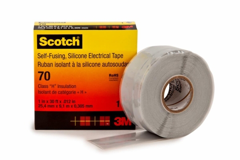 Băng Keo Silicone Rubber Tự Kết Dính 3M Scotch 70