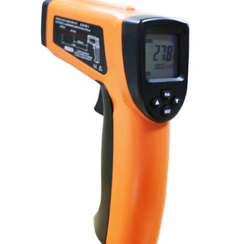 Súng Đo Nhiệt Độ 1600 Độ, 2 Tia Laser Total Meter DT8016H