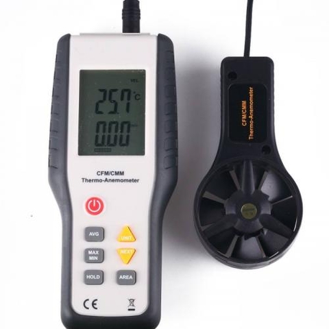 Máy Đo Tốc Độ, Lưu Lượng Gió CFM / CMM Total Meter HT-9819