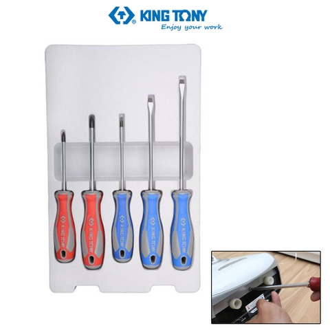 Bộ 5 tuốc nơ vít bake và dẹp Kingtony 30115MR