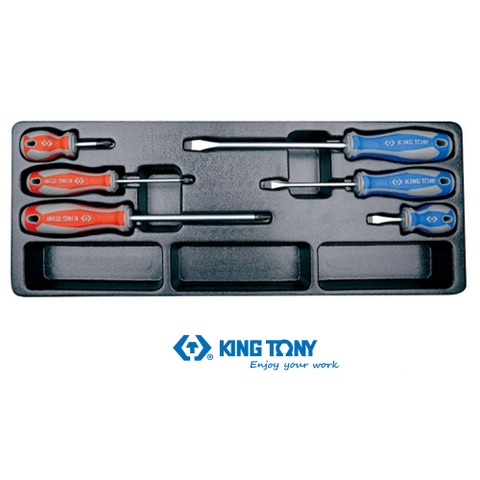 Bộ 6 tuốc nơ vít bake và dẹp Kingtony 9-31006MR