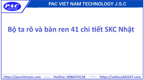 Bộ ta rô và bàn ren 41 chi tiết SKC Nhật