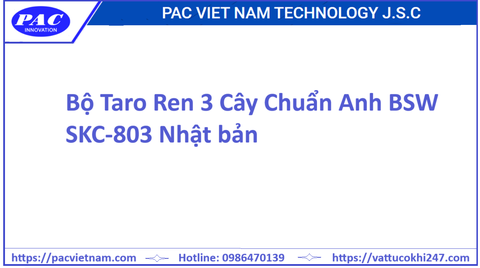 Bộ Taro Ren 3 Cây Chuẩn Anh BSW SKC-803 Nhật bản