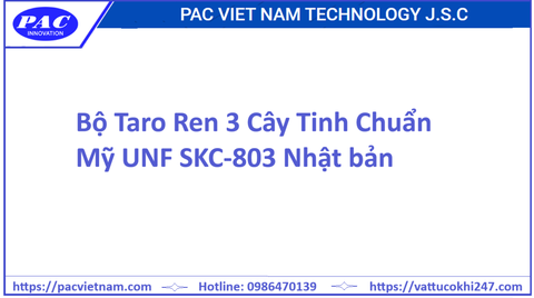 Bộ Taro Ren 3 Cây Tinh Chuẩn Mỹ UNF SKC-803 Nhật bản