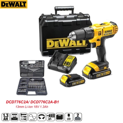 Máy Khoan Vặn Vít Động Lực Dùng Pin Dewalt DCD776C2A-B1 Giá Rẻ