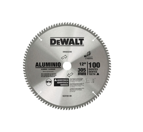 Lưỡi cưa đĩa cắt nhôm 100 răng Dewalt DWA03240-B1