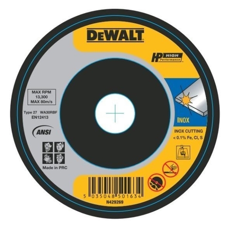 Đá cắt Inox 180mm DeWalt DWA4524SIA-AE