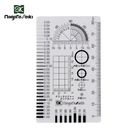 Dưỡng đo vết nứt Niigata CM-C