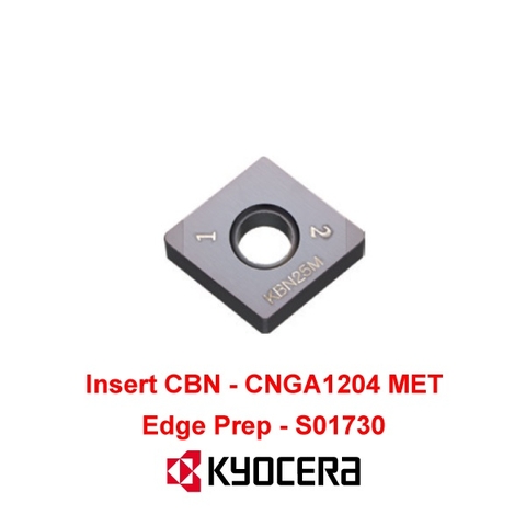 Mảnh Dao Tiện CBN Kyocera CNGA1204-S01730MET