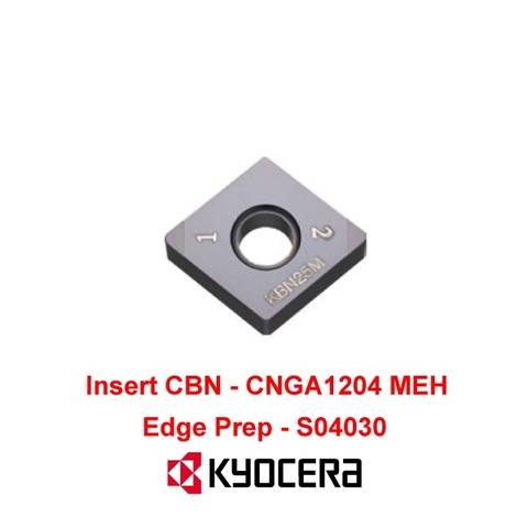 Mảnh Dao Tiện CBN Kyocera CNGA1204-S04030MEH