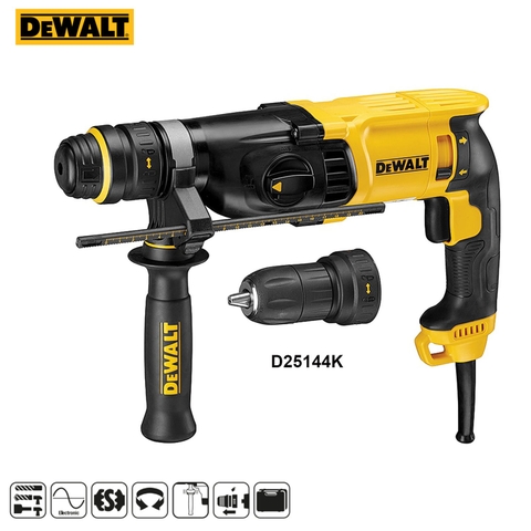 Máy Khoan Búa Dewalt D25144K-B1 3 Chức Năng