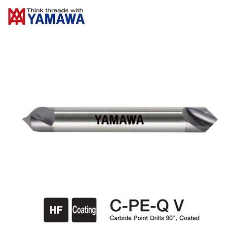Mũi Khoan Tâm Và Vát Mép Lỗ 90 độ C-PE-Q V Yamawa