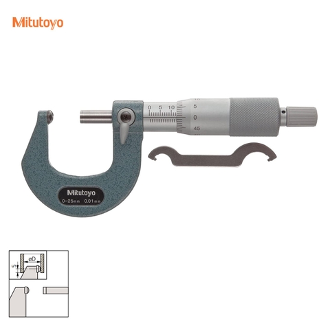 Panme cơ đo ngoài Mitutoyo 115-115 đo độ dày thành ống