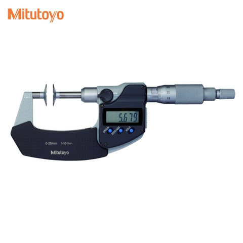 Panme đo ngoài điện tử Mitutoyo 369-250-30 0~25mm 0.001mm