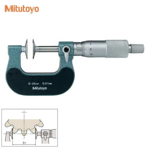 Panme đo ngoài Mitutoyo 123-101 0~25mm 0.01mm