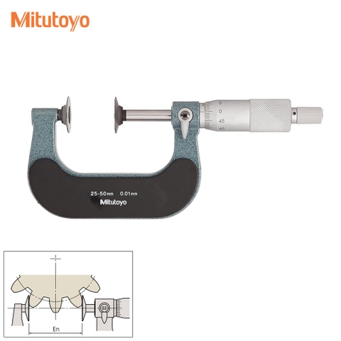 Panme đo ngoài Mitutoyo 123-102 25~50mm 0.01mm