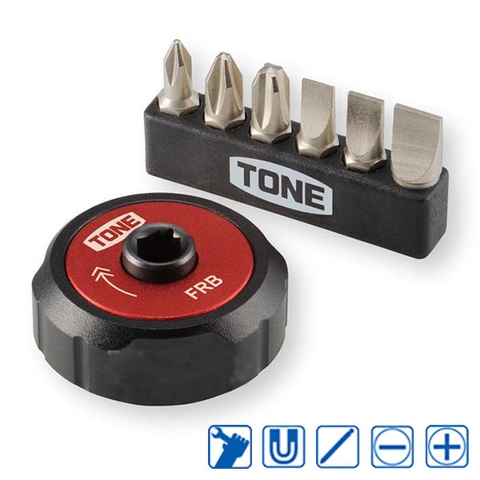 Tone FRB6S - Bộ tuốc nơ vít đa năng nhật bản loại nhỏ 7 chi tiết