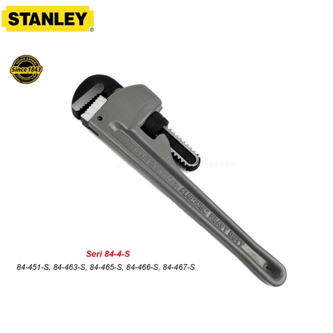 Mỏ lết răng Stanley Seri 84-4-S thân nhôm