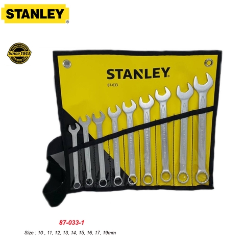 Bộ cờ lê vòng miệng 10~19mm Stanley 87-033-1