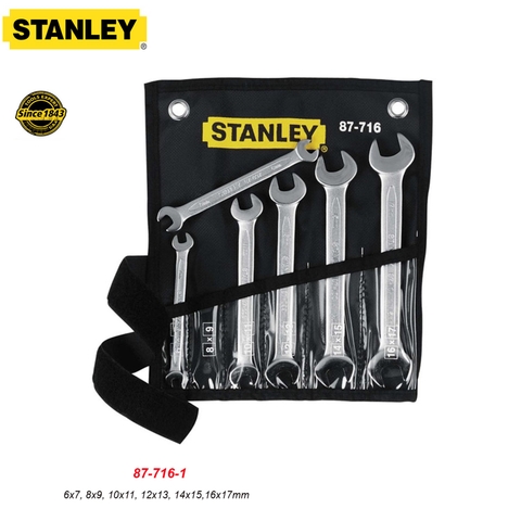 Bộ Cờ Lê 2 Đầu Miệng 6~17mm Stanley 87-716-1