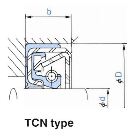 Oil seal NOK TCN