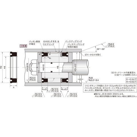 Piston & Rod seal UPH