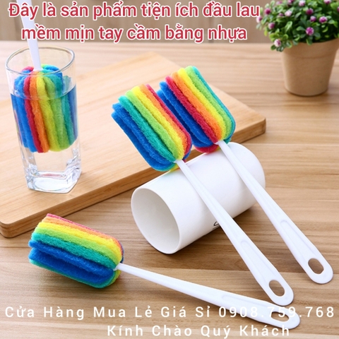 Cây Cọ Rửa Tiện Lợi - Sử Dụng Rửa Ly Cốc Bình Nước