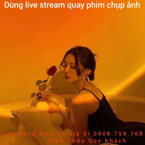 Đèn Hoàng Hôn Cầu Vồng  Đèn Sống Ảo 💞 Dùng Để Live Stream Quay Video Chụp Hình