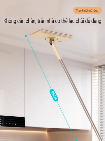 Cây lau nhà bằng khăn giấy ước