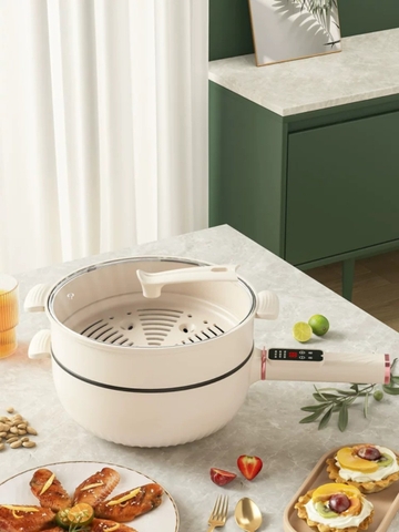 Chảo 2 tầng đa năng chiên xào và nấu lẩu