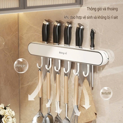 Giá để dao kiểu hút tường