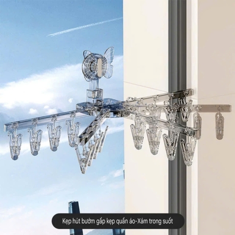 Giá phơi đồ lót 5 nhánh kiểu xếp gọn