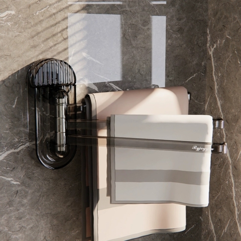 Giá treo khăn nhà bếp có 3 nhánh loại hút tường