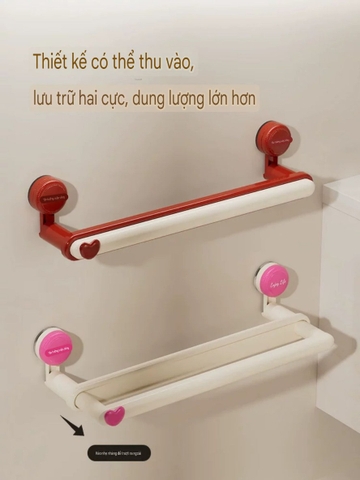 Giá treo khăn và dép loại hút tường