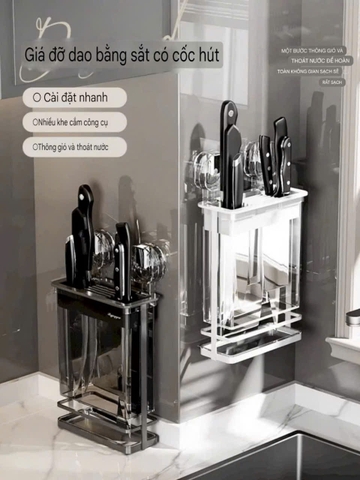 Hộp để dao kiểu hút tường