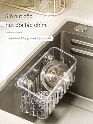 Hộp để đồ rửa - mỹ phẩm - hành tỏi