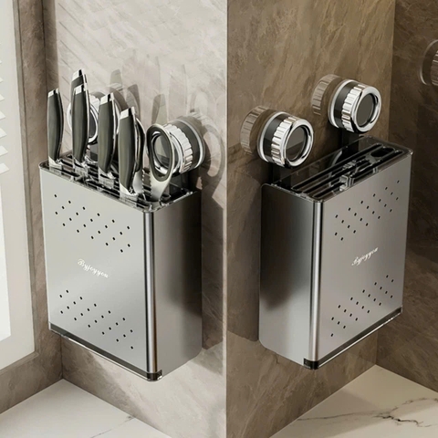 Hộp đựng dao bằng hợp kim nhôm kiểu hút tường